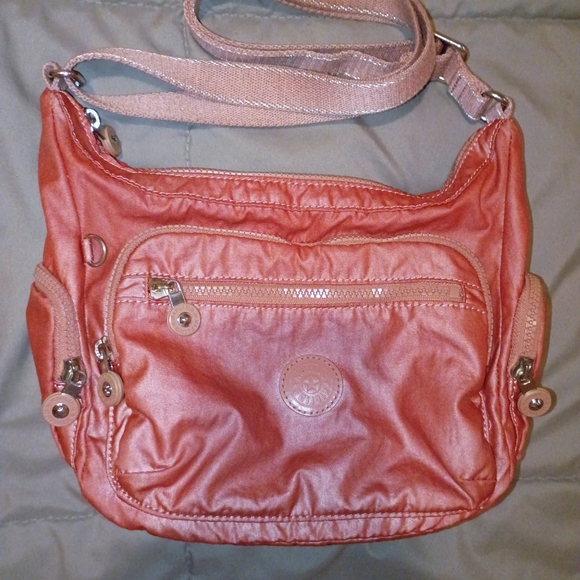 Kipling Gabbie S Mauve Pink Should Bag - Picture 1 of 9